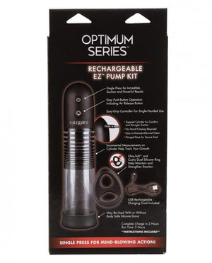 Optimum Rechargeable Ez Penis Pump Kit Clear