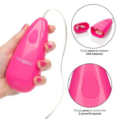Classic Waterproof Gyrating Bullet Vibrator Pink