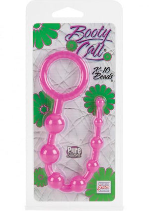 Booty Call X 10 Silicone Anal Beads Pink 8 Inch