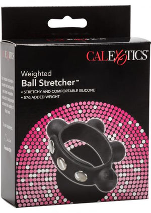 Weighted Ball Stretcher Silicone Black