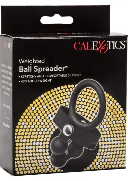 Tri Snap Weighted Ball Spreader Silicone Black