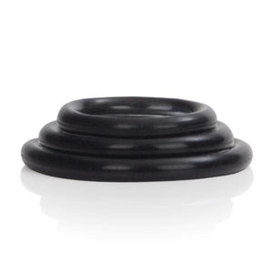 Silicone Support Rings Black 3 Pack