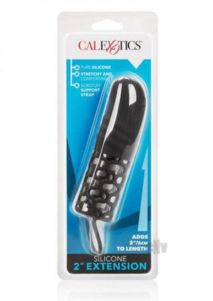 Silicone 2 Inches Extension Black