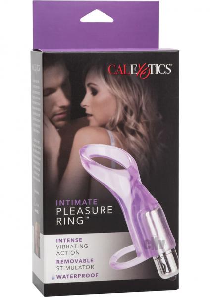 Intimate Pleasure Ring Vibrating Purple Enhancer