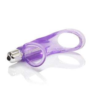 Intimate Pleasure Ring Vibrating Purple Enhancer