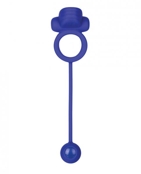 Dual Rockin Rim Enhancer Purple Vibrating Cock Ring