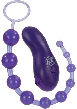 Playful Lovers Ensemble Massager And Pleasure Beads Purple