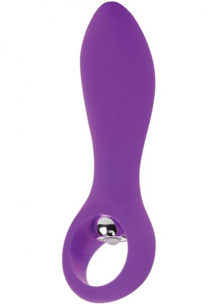 Posh Silicone O Probe Massager Waterproof 4.25 Inch Purple