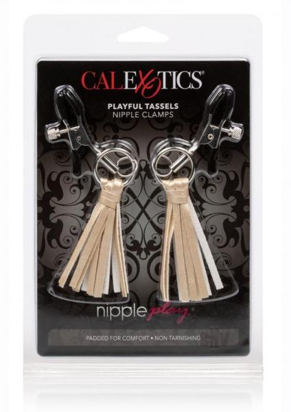 Nipple Play Playful Tassels Nipple Clamps Gold