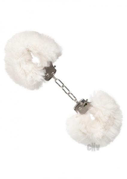 Ultra Fluffy Furry Cuffs White