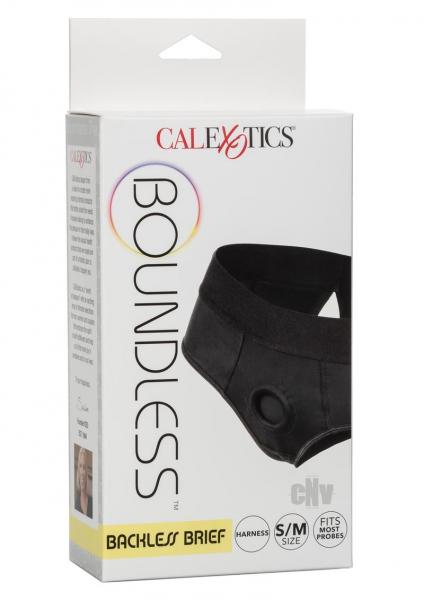 Boundless Backless Brief S/M Black