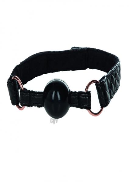 Entice Ball Gag Black O/S