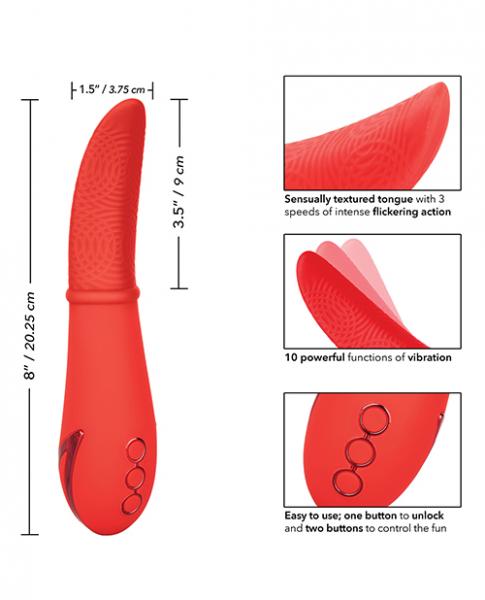 California Dreaming Laguna Beach Lover Red Vibrator