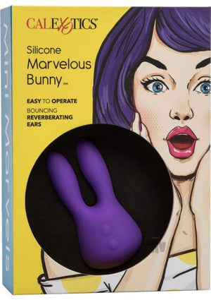 Mini Marvels Marvelous Silicone Bunny Massager Purple