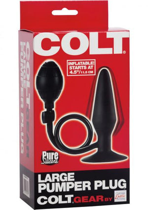 Colt Large Pumper Plug Butt Plug Black