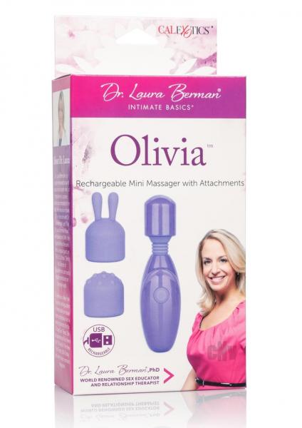 Dr Laura Berman Olivia Mini Massager With 2 Attachments