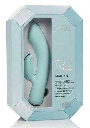 Pave Marilyn Green Rabbit Style Vibrator