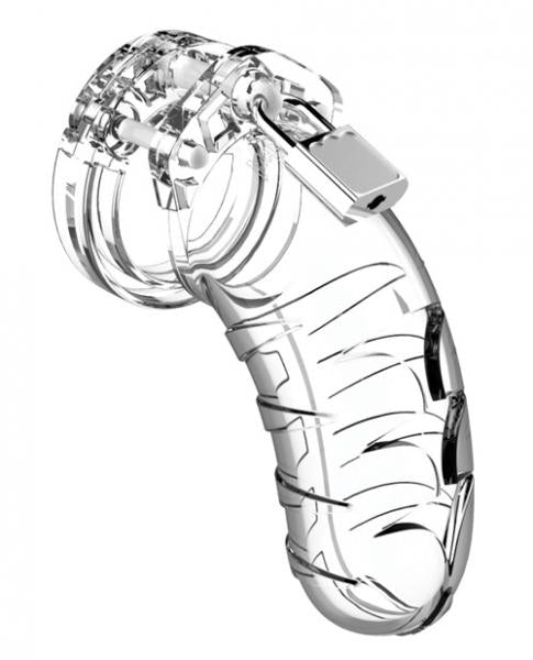 Mancage Chastity 4.5 Inches Cock Cage Model 4 Clear