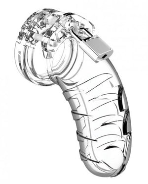 Mancage Chastity 4.5 Inches Cock Cage Model 4 Clear