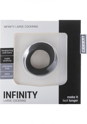 Infinity Large Cock Ring Black
