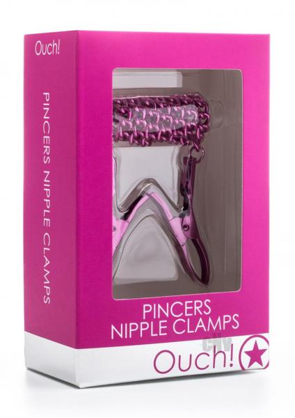 Ouch Pincers Nipple Clamps Pink