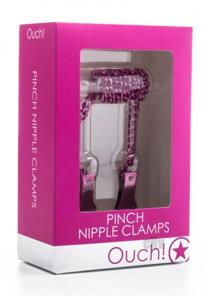 Ouch Pinch Nipple Clamps Pink