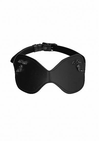 Ouch! Skulls & Bones Large Eye Mask With Skulls Spikes