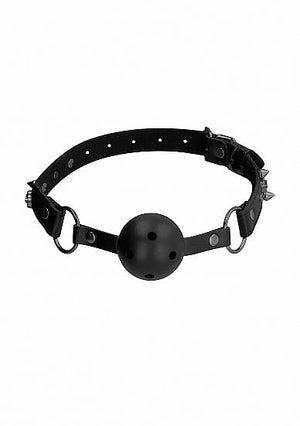 Ouch! Skulls & Bones Breatheable Ball Gag Black