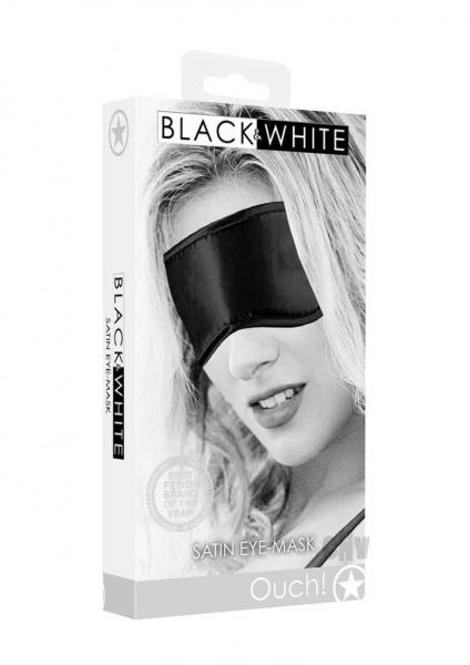 Ouch Satin Eye Mask Black