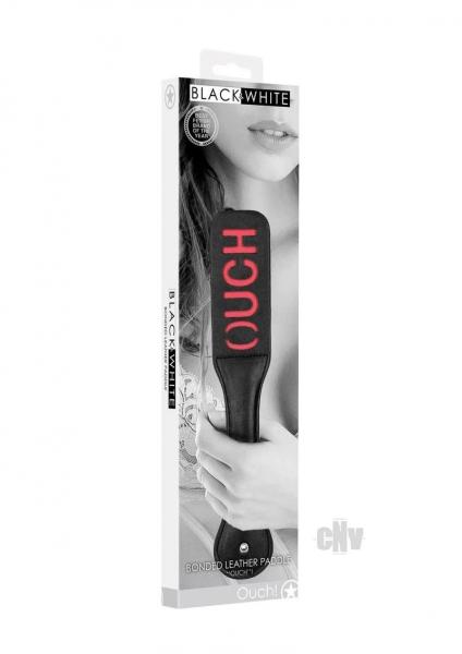 Ouch Bonded Leather Paddle Black