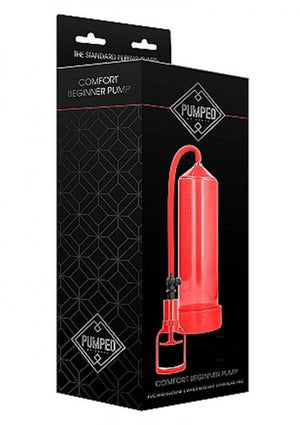 Pumped Comfort Beginner Penis Pump Red