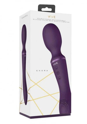 Vive Enora Wand And Vibrator Purple