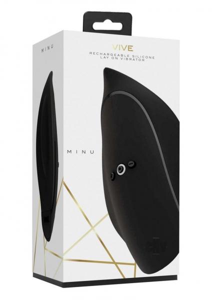 Vive Minu Rechargeable Silicone Lay On Vibrator Black