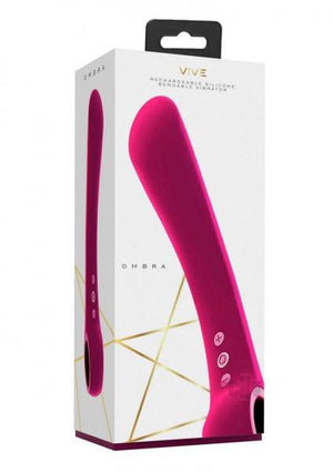 Vive Ombra Rechargeable Bendable Silicone Vibrator Pink