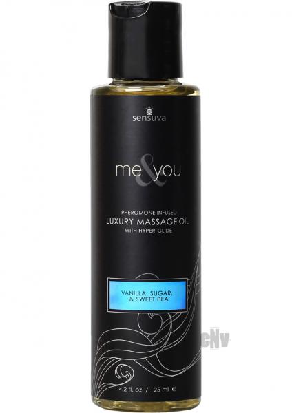 Me & You Massage Oil Vanilla Sugar Sweet Pea 4.2oz