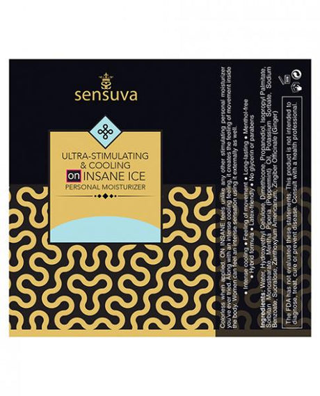 Sensuva Ultra Stimulating On Insane Ice Personal Moisturizer 1.93oz