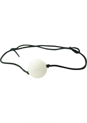 Thong Plastic Ball Gag 1.75 Inch White