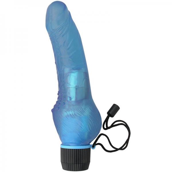 Jelly Caribbean #3 Waterproof Vibrator Blue