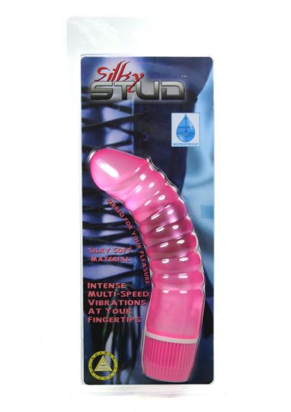 Silky Stud Pink Vibrator