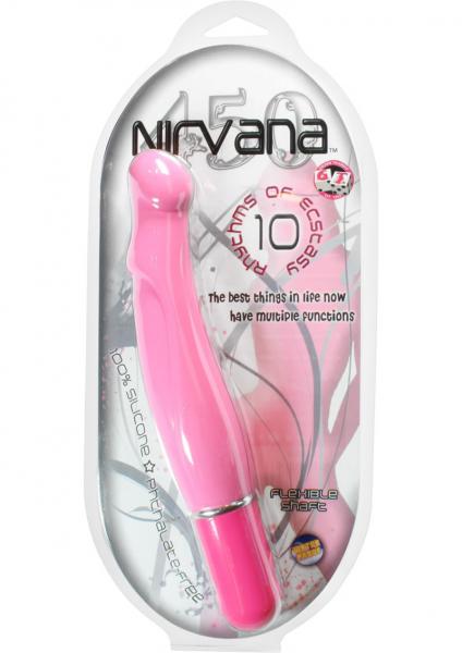 Nirvana 450 Vibrator 100 Percent Silicone Waterproof Pink