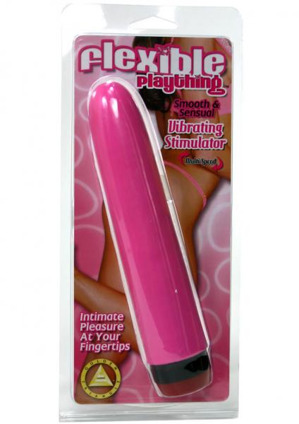 Flexible Plaything 7 Inch Vibrator Pink