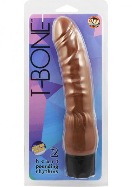 T Bone Waterproof Vibrator Brown