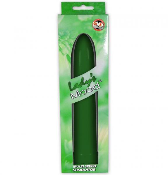 Lady's Mood 7 Inches Plastic Vibrator Green