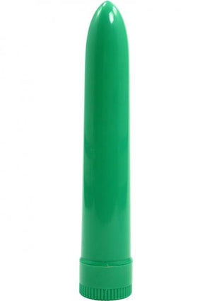 Lady's Mood 7 Inches Plastic Vibrator Green