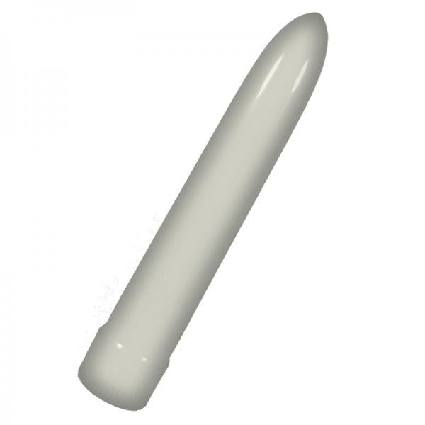 Lady's Mood 7 Inches Plastic Vibrator Ivory