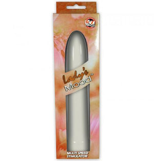Lady's Mood 7 Inches Plastic Vibrator Ivory