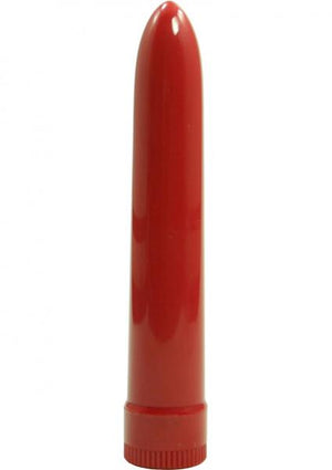 Lady's Mood 7 Inches Plastic Vibrator Red