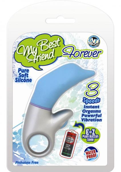 Best Friend Forever Blue Dolphin Waterproof Silicone Vibe