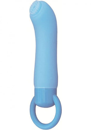 Naughty Pops Tryst Vibrator 100% Silicone Blue Waterproof