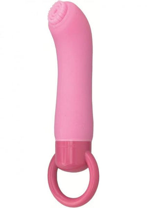 Naughty Pops Tryst Vibrator 100% Silicone Pink Waterproof